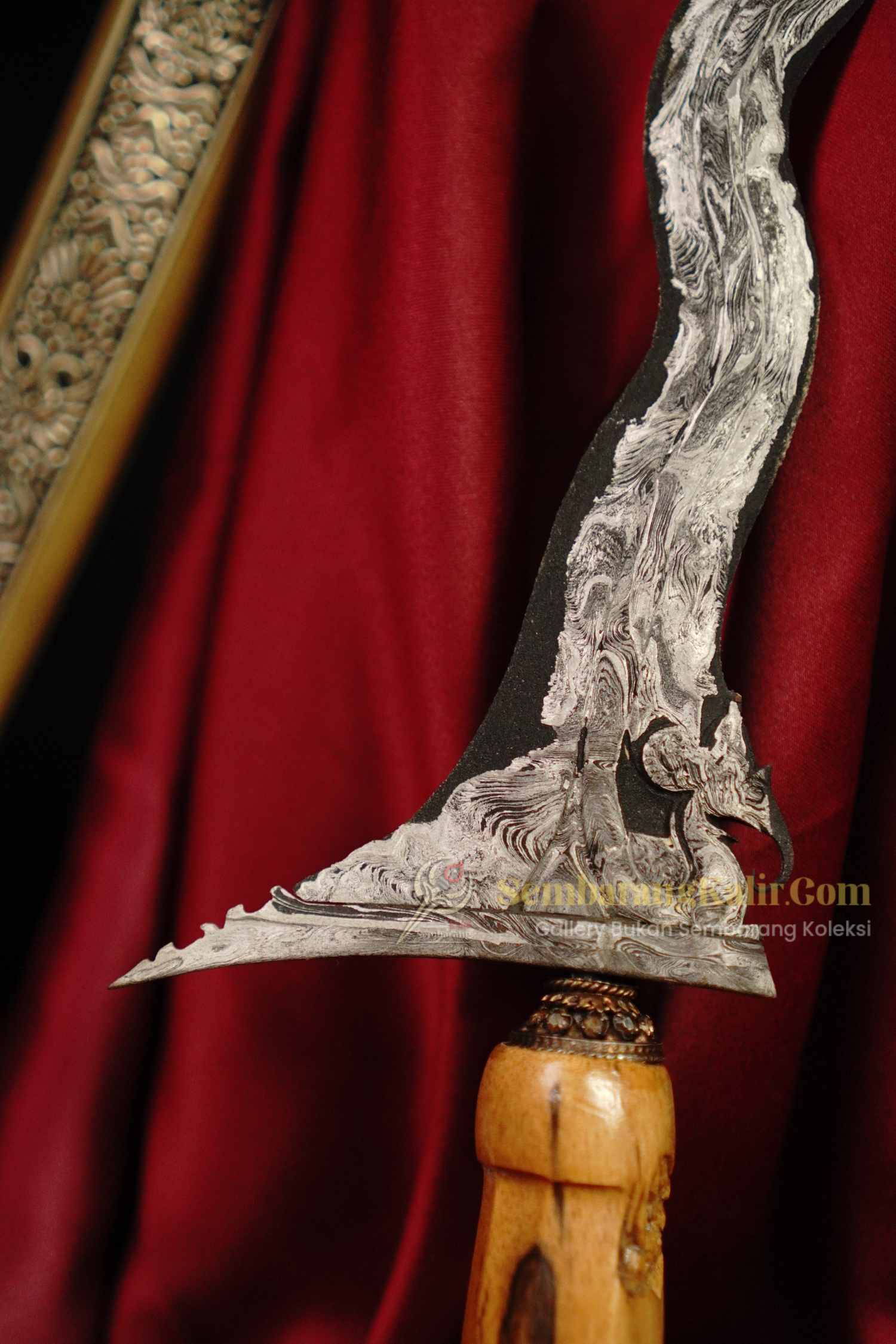 Keris Naga Liman Pamor Lar Gangsir