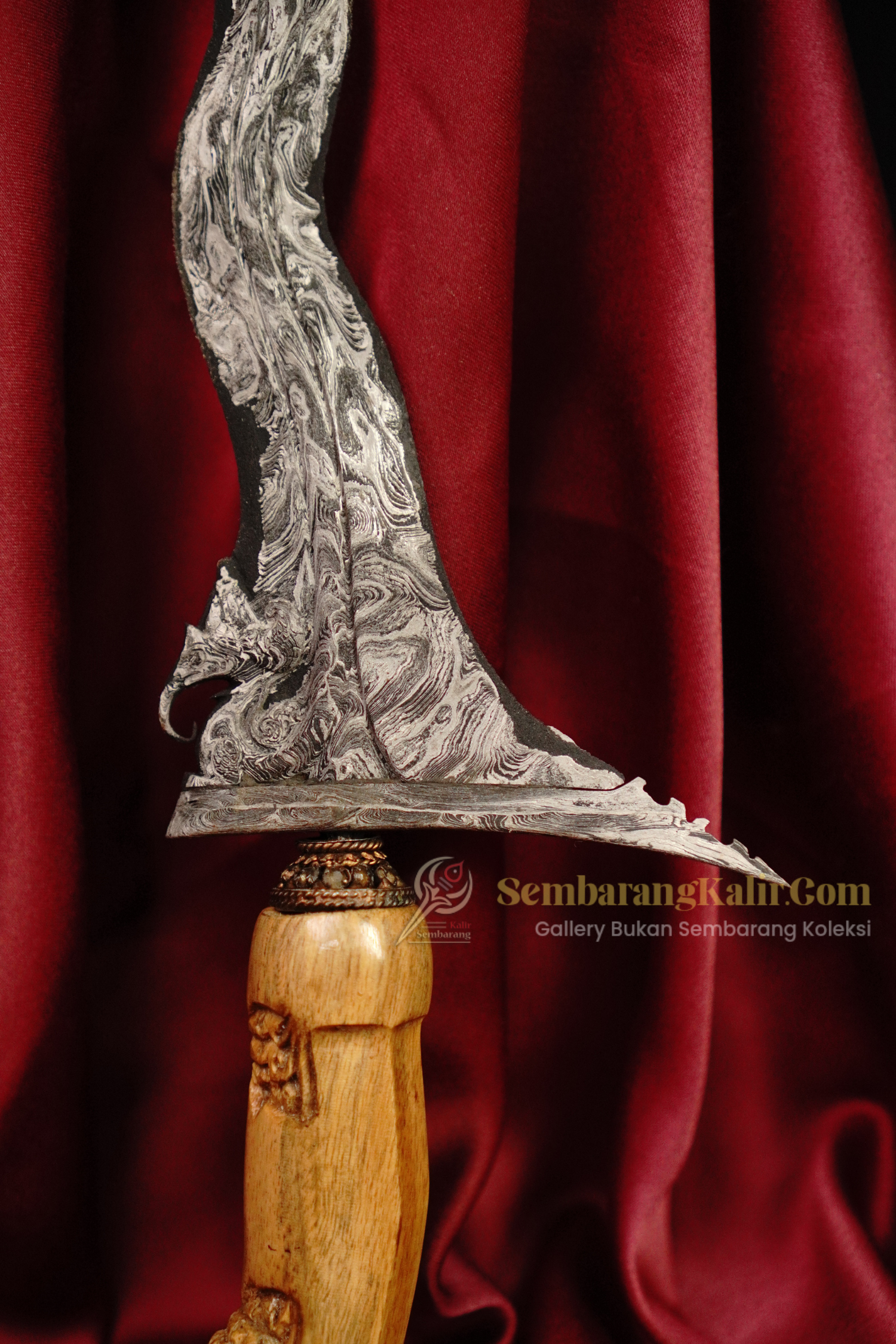 Keris Naga Liman Pamor Lar Gangsir