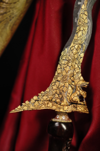 Keris Singo Barong Kinatah Emas