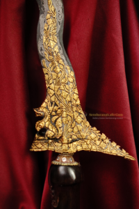Keris Singo Barong Kinatah Emas