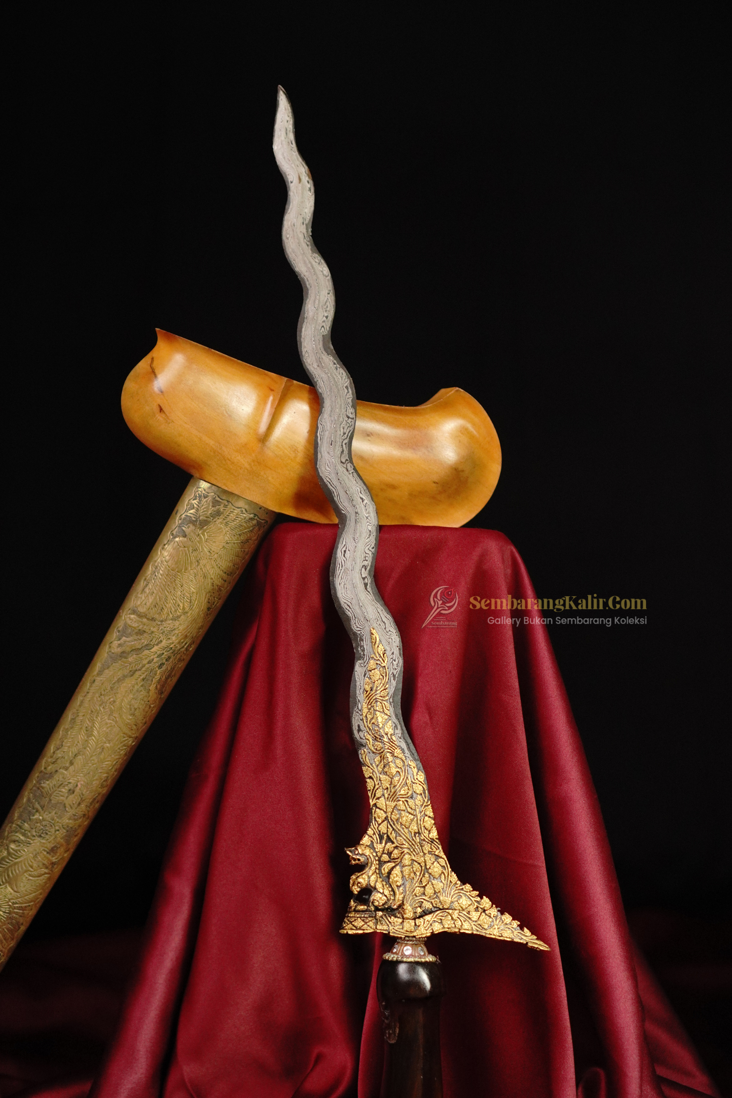 Keris Singo Barong Kinatah Emas